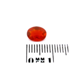 Feueropal 0.68 Karat Oval Rot – facettiert, lupenrein & zertifiziert – Saphir & Smaragd Feueropal 0.68 Karat Oval Rot – facettiert, lupenrein & zertifiziert