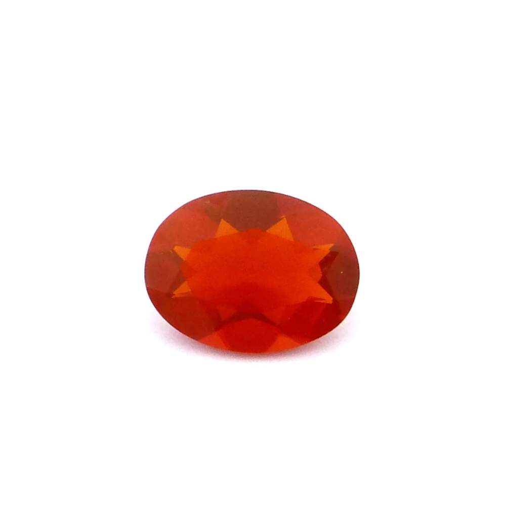Feueropal 0.68 Karat Oval Rot Feueropal 0.68 Karat Oval Rot