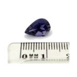 Iolith 2.20 Karat Blau-Violett Tropfen – facettiert, natürlich & zertifiziert – Saphir & Smaragd Iolith 2.20 Karat Blau-Violett Tropfen