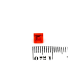 Opal 0.42 Karat Orange Quadrat – Feueropal aus Mexiko, facettiert, augenrein mit Zertifikat – Saphir & Smaragd Opal 0.42 Karat Orange Quadrat – Feueropal aus Mexiko, facettiert, augenrein mit Zertifikat
