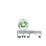 Quarz Prasiolith 3.45 Karat Grün Rund Edelstein mit Zertifikat aus Brasilien – Saphir & Smaragd Quarz Prasiolith 3.45 Karat Grün Rund