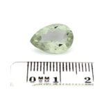 Quarz Prasiolith 4.56 Karat Hellgrün Tropfen Facettiert Edelstein – Saphir & Smaragd Quarz Prasiolith 4.56 Karat Hellgrün Tropfen Facettiert Edelstein