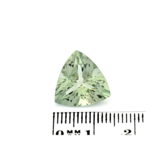 Quarz Prasiolith 7.27 Karat Hellgrün Trillion