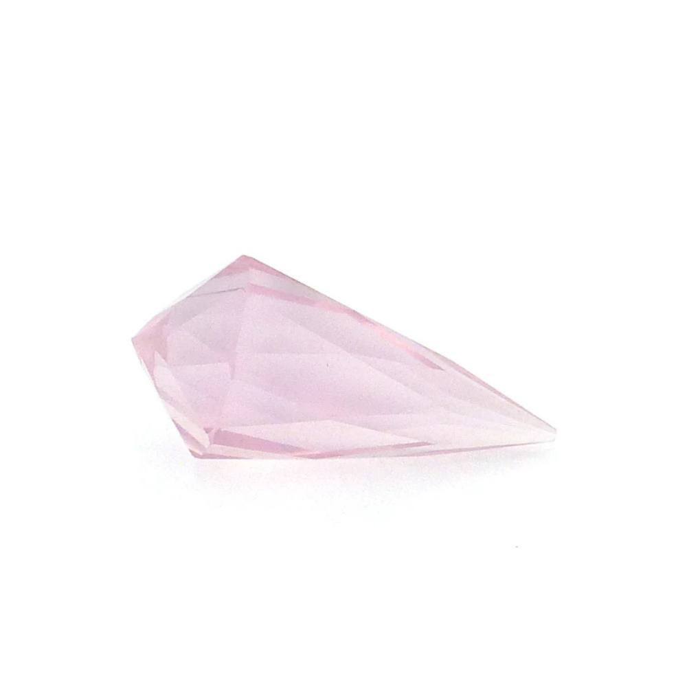 Rosenquarz 6.99 Karat Hellrosa Briolette Rosenquarz 6.99 Karat Hellrosa Briolette