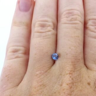 Spinell 0.26 Karat Blau Rund