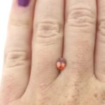 Spinell 0.55 Karat Orange Oval – Natürlicher Edelstein mit brillanter Farbe – Saphir & Smaragd Spinell 0.55 Karat Orange Oval