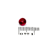 Spinell 0.69 Karat Rot Rund – Brillanter Edelstein mit Zertifikat – Saphir & Smaragd Spinell 0.69 Karat Rot Rund