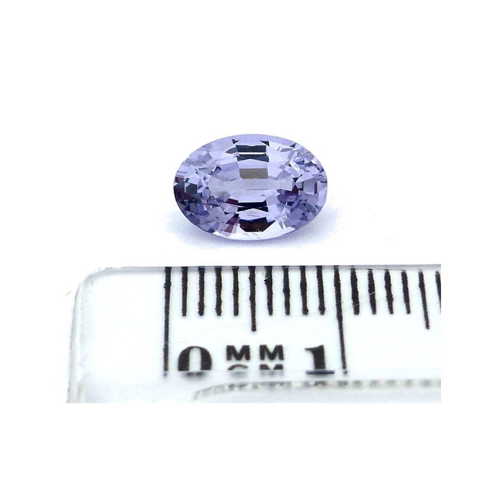Spinell 2.09 Karat Lila Oval (2) Spinell 2.09 Karat Lila Oval