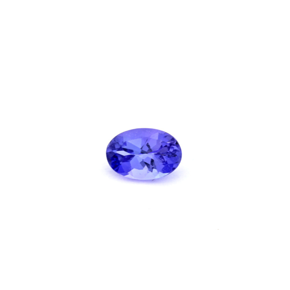 Tansanit 0.48 Karat Oval Blau Violett