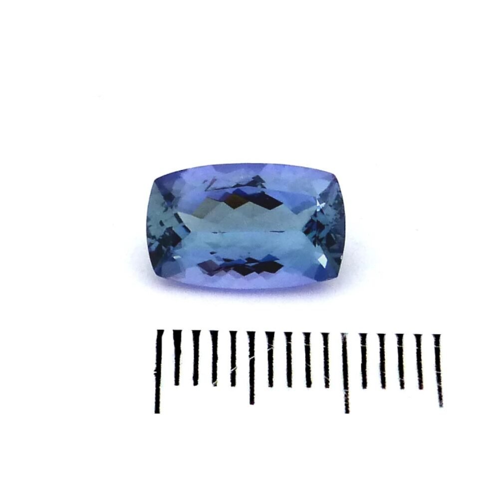 Tansanit 2.60 Karat Blau Cushion (2) Tansanit 2.60 Karat Blau Cushion