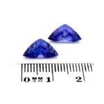 Tansanit 4.37 Karat Blau Violett Paar – Atypischer Schliff, Hochwertige Reinheit – Saphir & Smaragd Tansanit 4.37 Karat Blau Violett