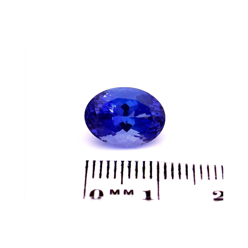 Tansanit 5.21 Karat Blau Oval (2) Tansanit 5.21 Karat Blau Oval