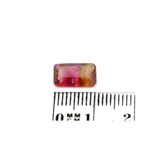 Turmalin 1.86 Karat Pink Orange Braun Rechteck – Naturstein mit einzigartigem Farbspiel – Saphir & Smaragd Turmalin 1.86 Karat Pink Orange Braun Rechteck – Naturstein mit einzigartigem Farbspiel