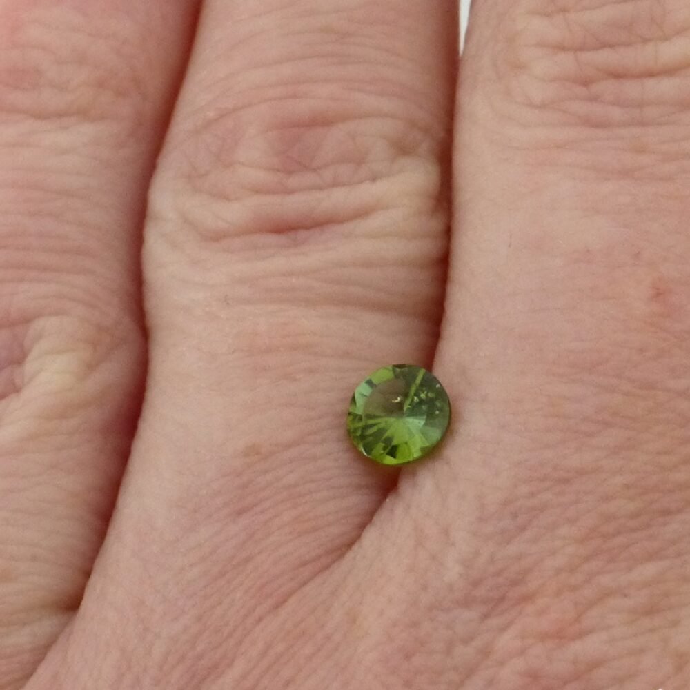 Turmalin 0.75 Karat Grün Rund Turmalin 0.75 Karat Grün Rund