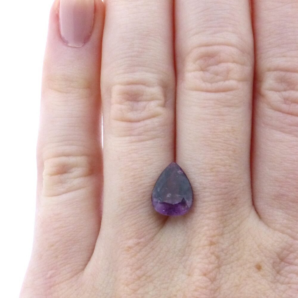 Turmalin 2.52 Karat Violett Birne (1) Turmalin 2.52 Karat Violett Birne – Natürlicher Edelstein aus Brasilien