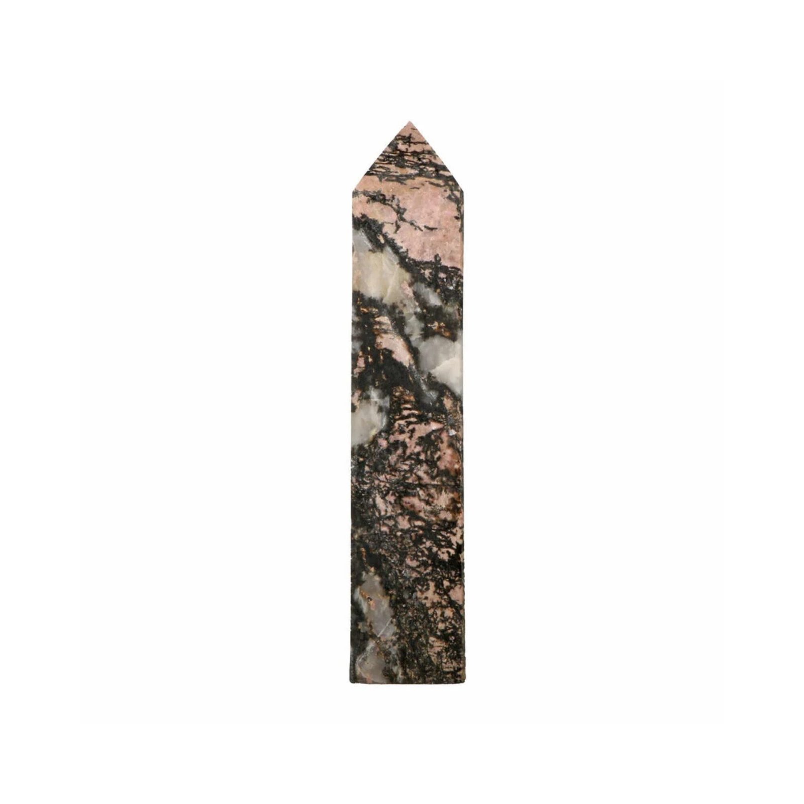 Rhodonit Obelisk Heilung – Geschliffener Heilstein 577 g