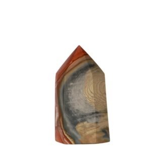 Spitze Polychromer Jaspis Schutz – Erdender Heilstein aus Madagaskar – 926 g