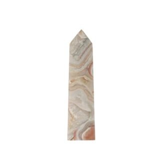 Obelisk Achat Pink Poliert – 753 g – Naturstein & Unikat