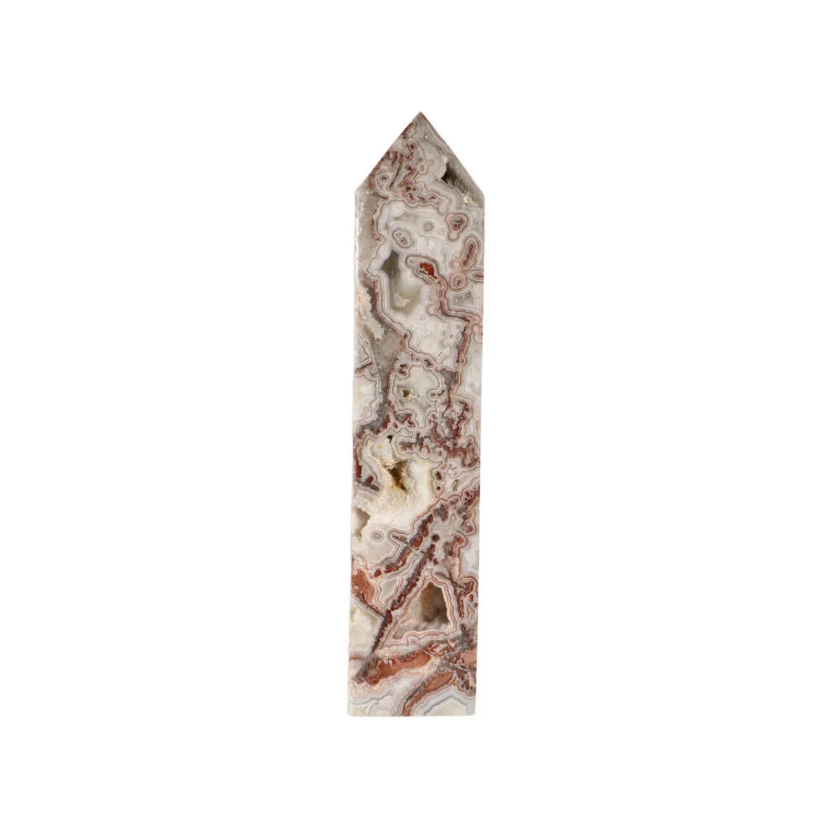20002000 - 2025-11-24T001453.411 Obelisk Achat Lace Poliert – 1082 g – Naturstein & Unikat