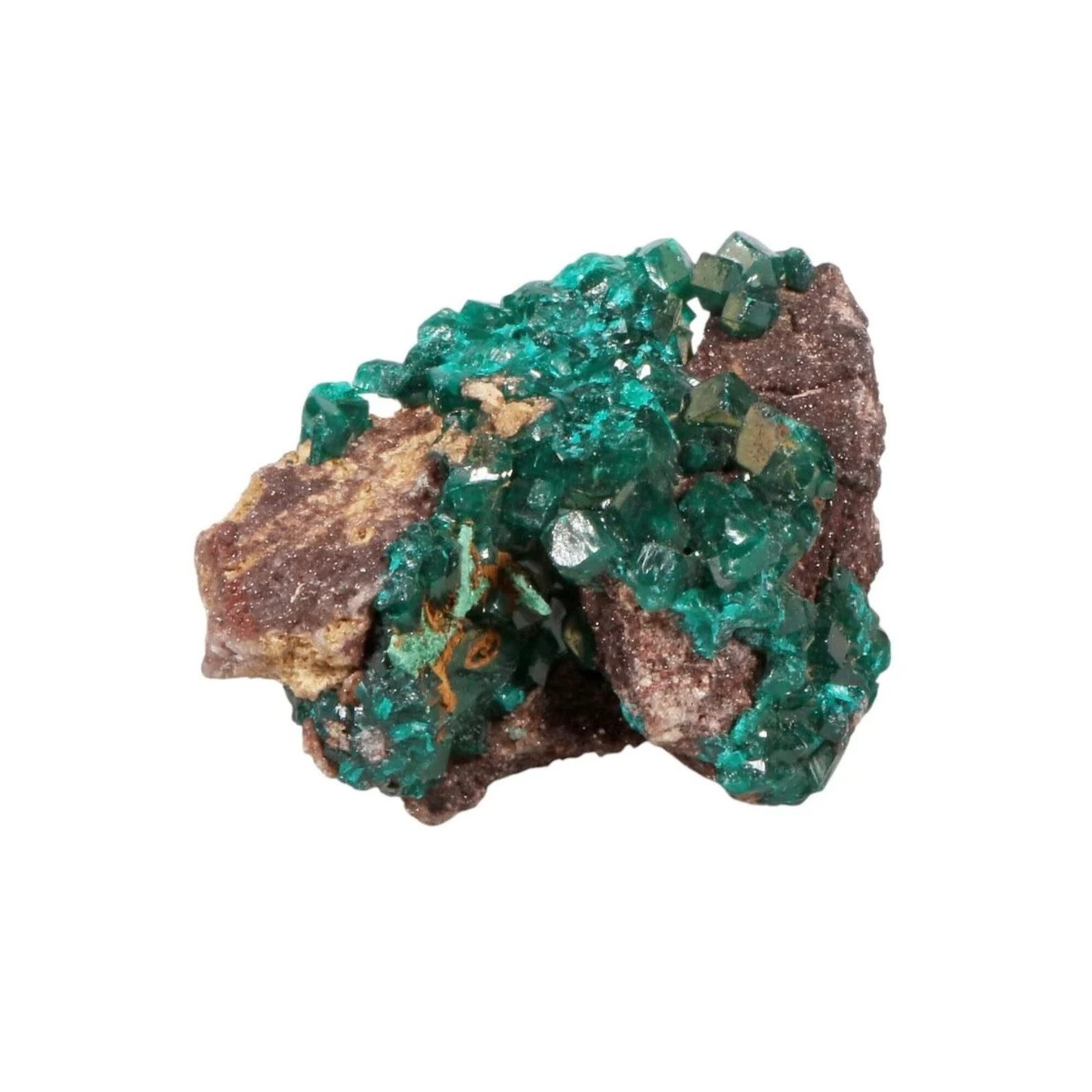 20002000 (43) Dioptas Kristalle auf Matrix – Naturstein aus dem Kongo