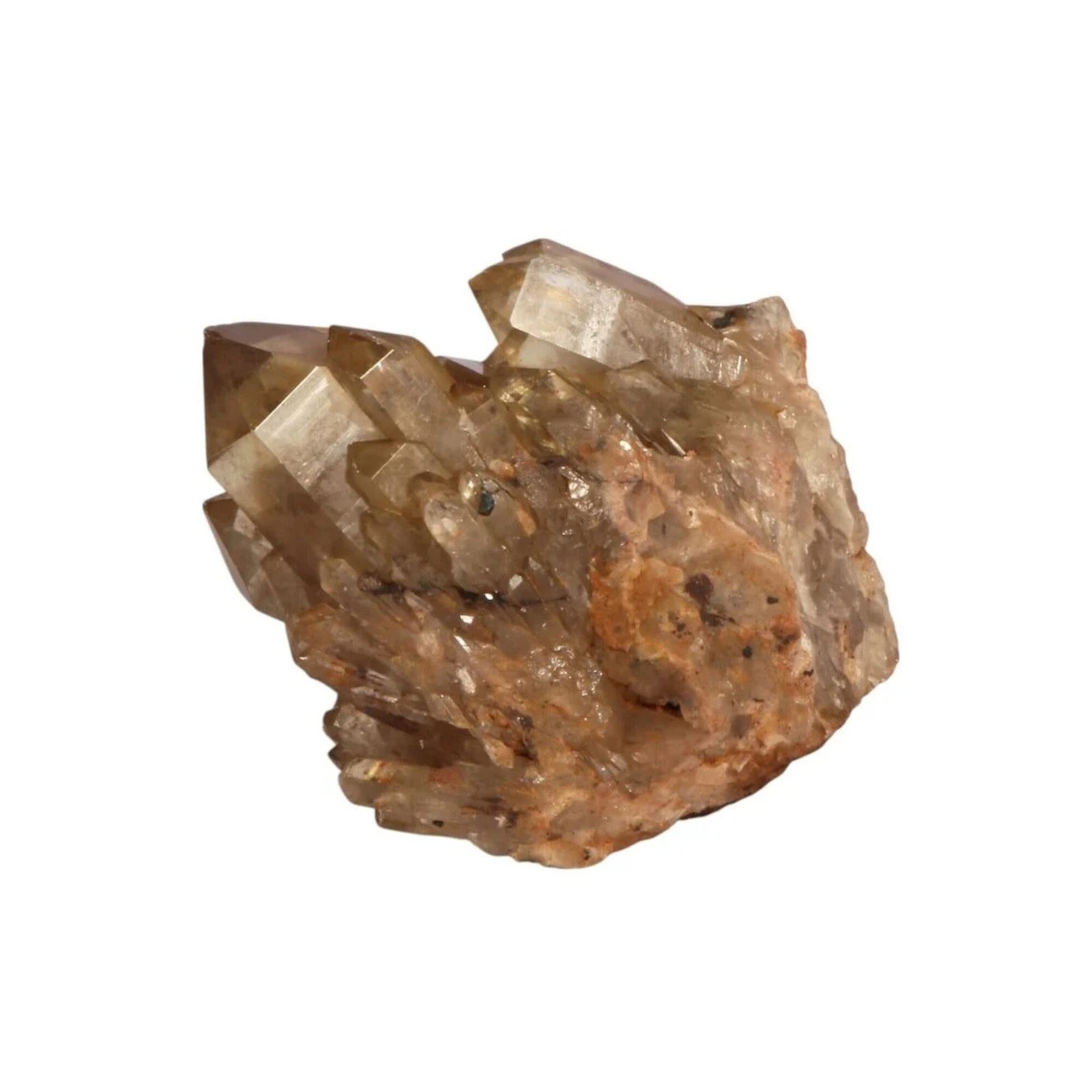 Cluster Citrin Kundalini – Naturstein aus dem Kongo