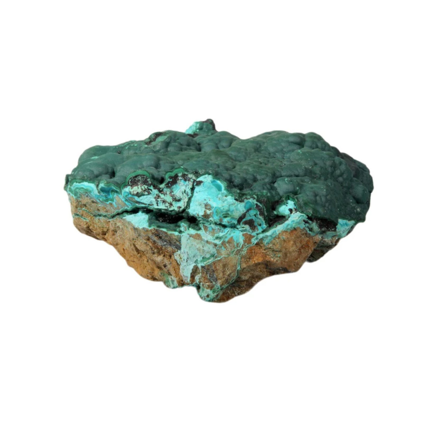 20002000 (72) Malachit mit Chrysocolla Rohstein 2122 g – Naturstein aus dem Kongo