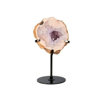Amethyst Rosa auf Ständer 660 g A-Qualität Naturstein Brasilien