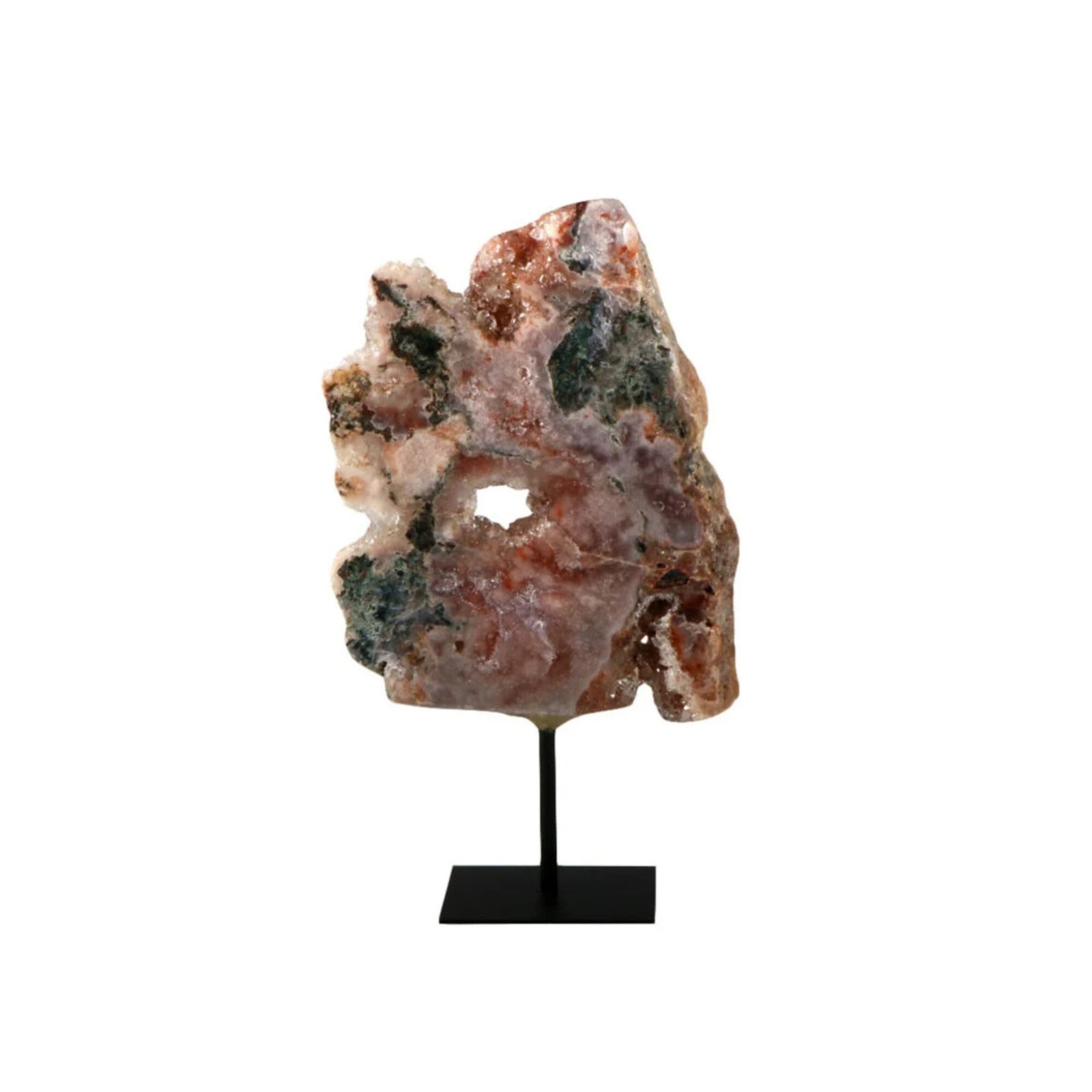 20002000 (80) Amethyst Rosa auf Ständer 1240 g – Naturstein aus Brasilien