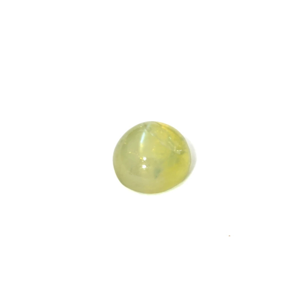 Chrysoberyll Katzenauge 0.70 Karat Rund Gelb Chrysoberyll Katzenauge 0.70 Karat Rund Gelb