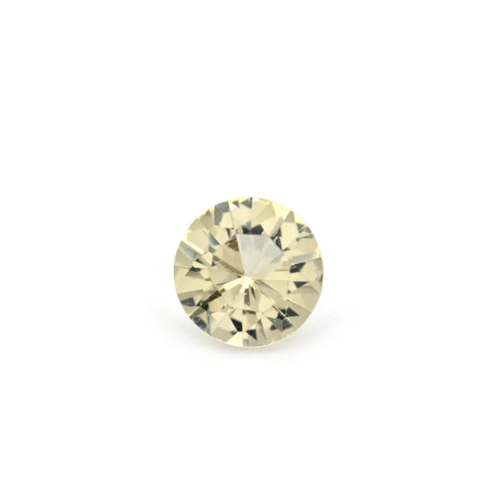 Feldspat 0.68 Karat Rund Gelb Feldspat 0.68 Karat Rund Gelb