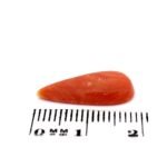 Koralle 5.02 Karat Birne Rot – Natürliche Edelkoralle mit Zertifikat – Saphir & Smaragd Koralle 5.02 Karat Birne Rot – Natürliche Edelkoralle mit Zertifikat