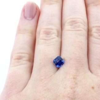 Kyanit 1 Karat Rechteck Blau