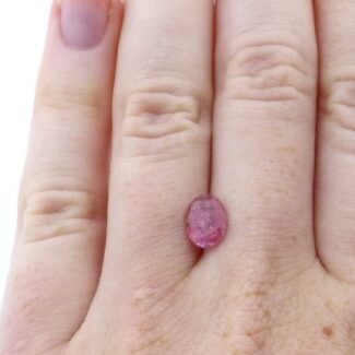 Pezzotait 0.94 Karat Oval Rosa