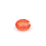 Rhodochrosit 1.18 Karat Oval Orange – seltener Edelstein aus Pakistan mit Zertifikat – Saphir & Smaragd Rhodochrosit 1.18 Karat Oval Orange