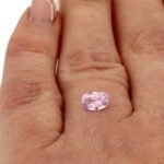 Topas Imperial 0.71 Karat Rosa Cushion – seltener unbehandelter Edelstein aus Brasilien – Saphir & Smaragd Topas Imperial 0.71 Karat Rosa Cushion