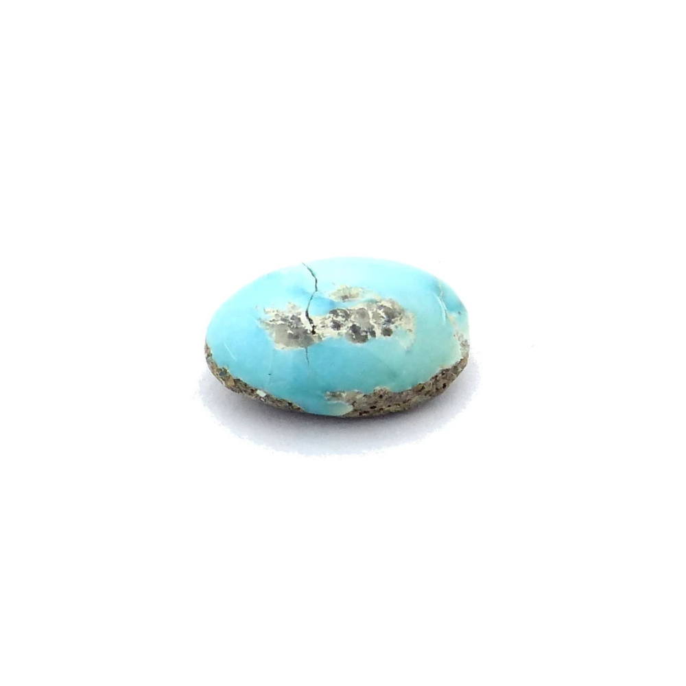 Türkis 1.26 Karat Cabochon Blau Türkis 1.26 Karat Cabochon Blau