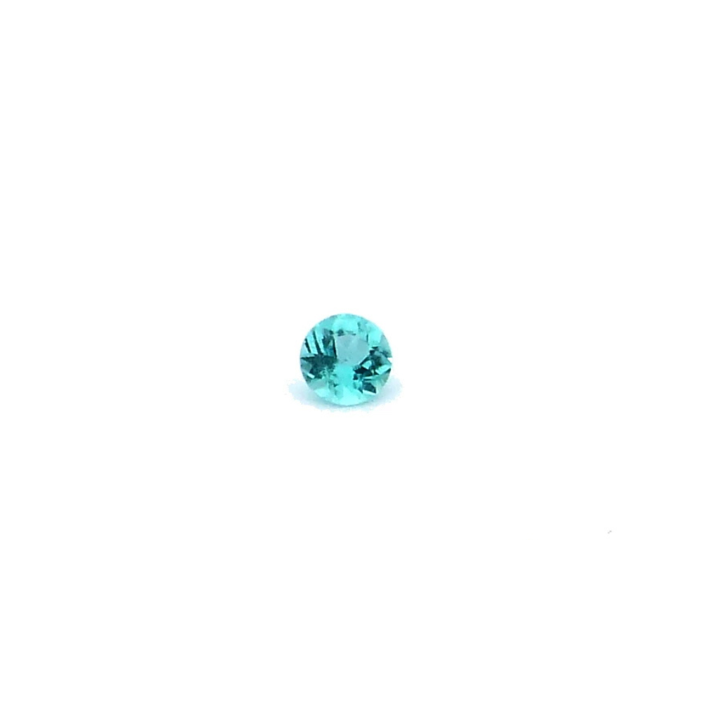 Turmalin 0.06 Karat Paraiba Blau Rund