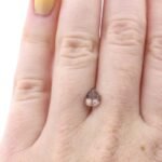 Turmalin 0.61 Karat Braun Tropfen – facettierter Naturstein in zartem Hellbraun mit sanfter Brillanz – Saphir & Smaragd Turmalin 0.61 Karat Braun Tropfen