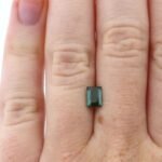 Turmalin 0.66 Karat Blaugrün Rechteck – funkelnder Edelstein mit natürlicher Reinheit und Tiefe – Saphir & Smaragd Turmalin 0.66 Karat Blaugrün Rechteck