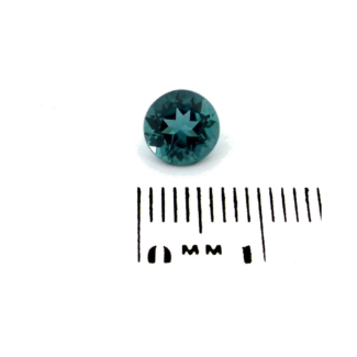 Turmalin 1.13 Karat Blaugrün Rund