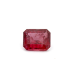 Turmalin 1.24 Karat Rot-Rosa Rechteck – ein lebendiger Edelstein mit intensiver Farbe – Saphir & Smaragd Turmalin 1.24 Karat Rot-Rosa Rechteck