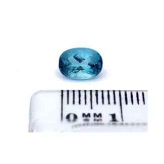 Turmalin 1.25 Karat Indigolith Blau Oval