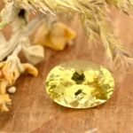 Turmalin 3.15 Karat Gelb Oval – seltener Edelstein mit intensiver Farbe – Saphir & Smaragd Turmalin 3.15 Karat Gelb Oval