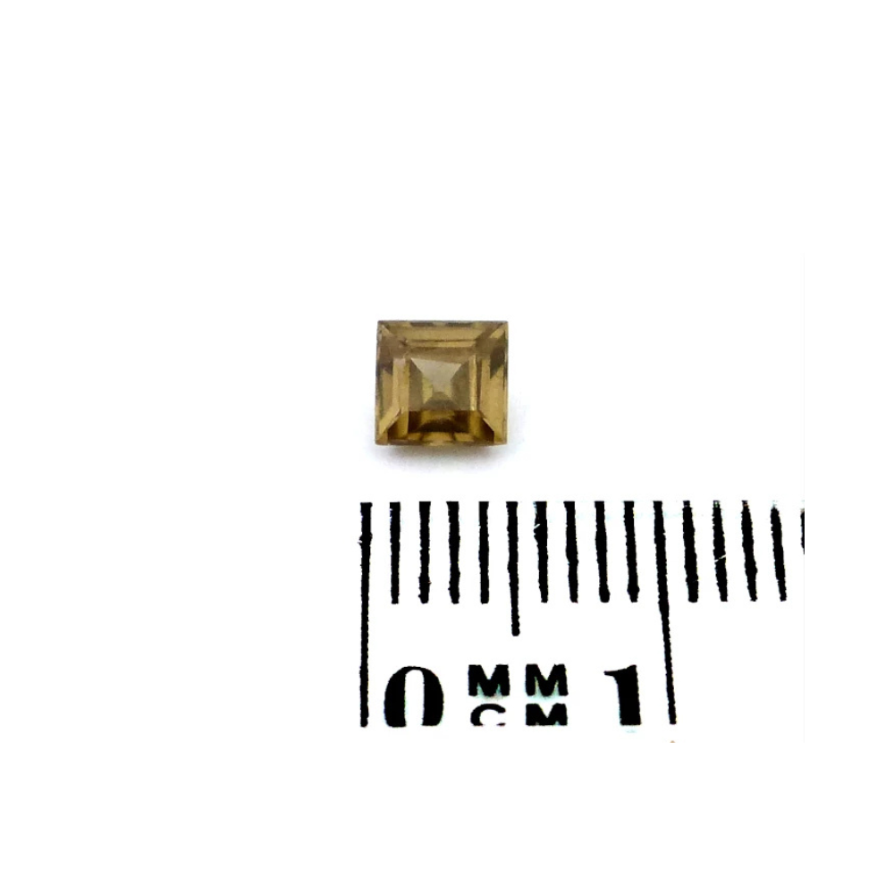 Zirkon 0.76 Karat Braun Quadrat (2) Zirkon 0.76 Karat Braun Quadrat