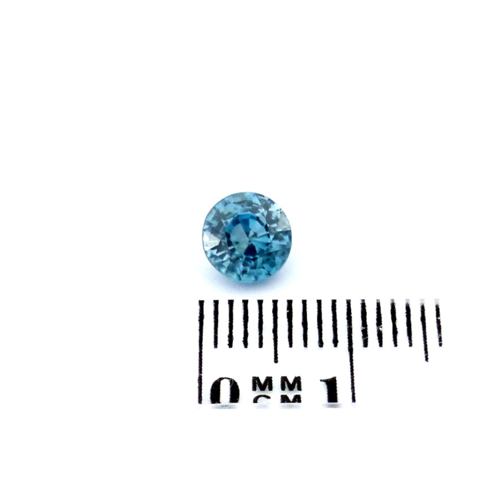 Zirkon 1.78 Karat Blau Rund (1) Zirkon 1.78 Karat Blau Rund