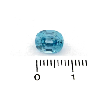 Zirkon 2.57 Karat Blau Oval
