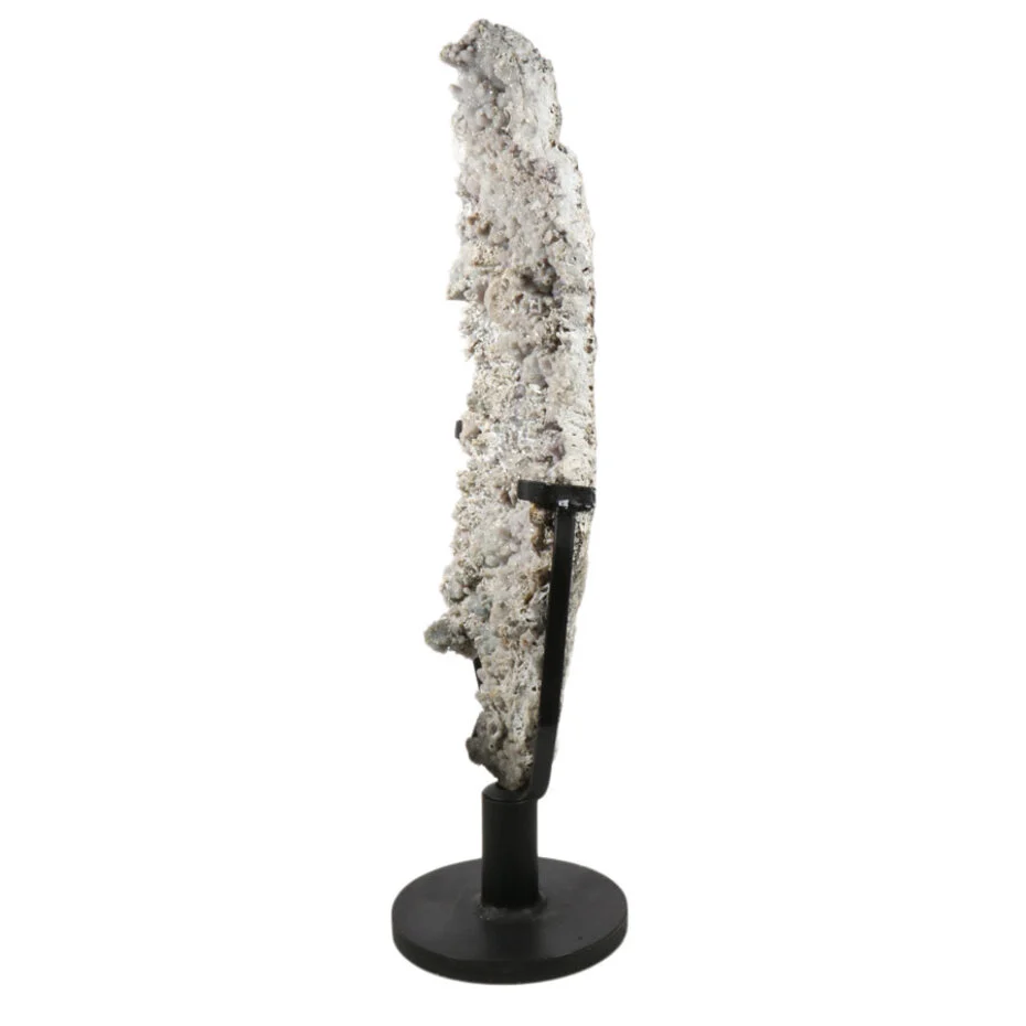 Amethyst Blumen Chalcedon Cluster – 7550 g – Auf Ständer – Naturstein aus Uruguay