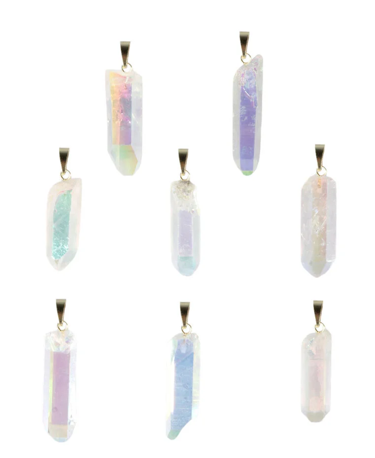 angel-aura-kwarts-hanger-kristal-met-14k-gouden-oo (1) Anhänger Angel Aura Quarz Kristall mit 14k Goldöse – 2.5 × 0.7–3.2 × 0.8 cm – Naturstein & Unikat