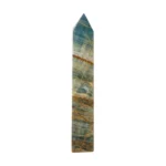 Obelisk Aragonit Blau Poliert – 653 g – Naturstein aus Argentinien