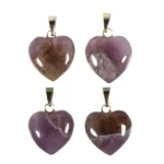 Anhänger Auralite 23 Herz mit 14k Goldöse – 15 mm – Naturstein & Unikat – Saphir & Smaragd Anhänger Auralite 23 Herz mit 14k Goldöse – 15 mm – Naturstein & Unikat